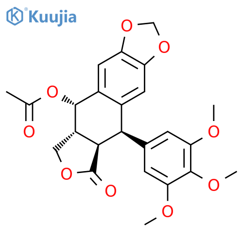 Acetylepipodophyllotoxin structure