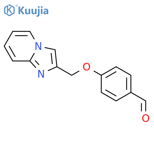 4-{Imidazo1,2-apyridin-2-ylmethoxy}benzaldehyde structure