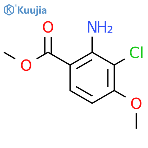 Methyl 2-amino-3-chloro-4-methoxybenzoate structure