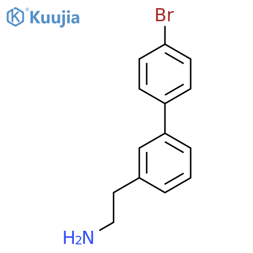 2-3-(4-bromophenyl)phenylethan-1-amine structure