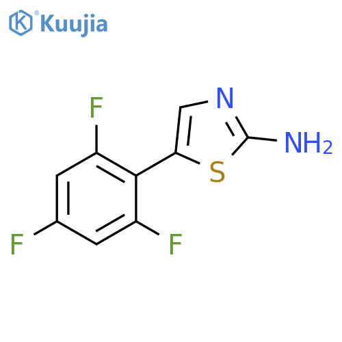 5-(2,4,6-Trifluorophenyl)thiazol-2-amine structure