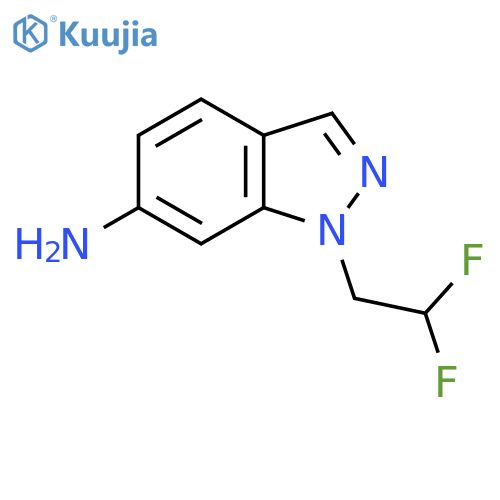 1-(2,2-Difluoroethyl)-1h-indazol-6-amine structure