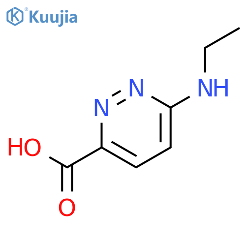 6-(Ethylamino)pyridazine-3-carboxylic Acid structure