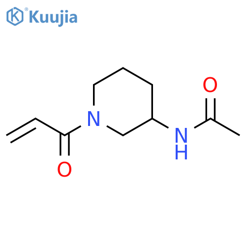 Acetamide, N-[1-(1-oxo-2-propen-1-yl)-3-piperidinyl]- structure