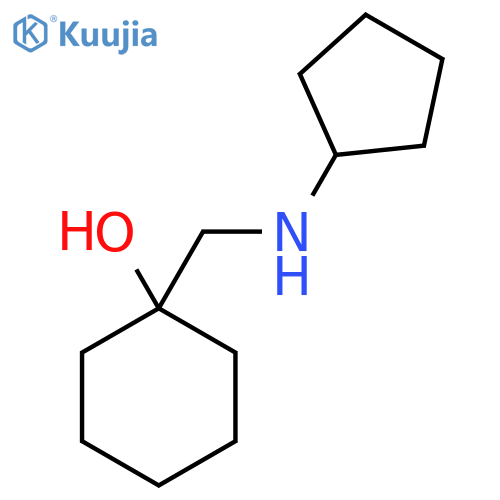 1-[(Cyclopentylamino)methyl]cyclohexan-1-ol structure