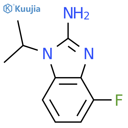 1H-Benzimidazol-2-amine, 4-fluoro-1-(1-methylethyl)-  structure
