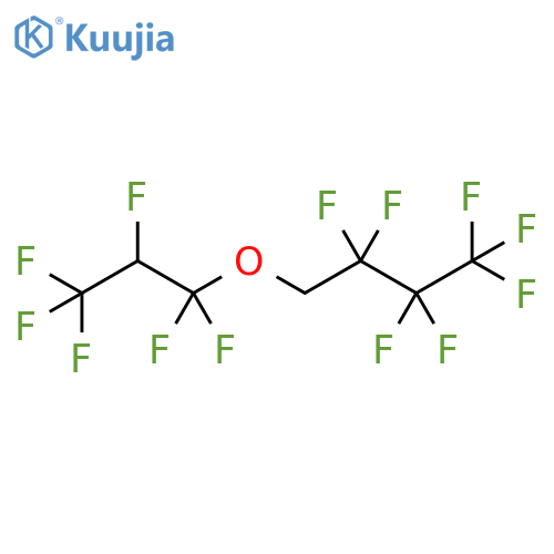 1,1,2,3,3,3-Hexafluoropropyl 1H,1H-heptafluorobutyl ether structure