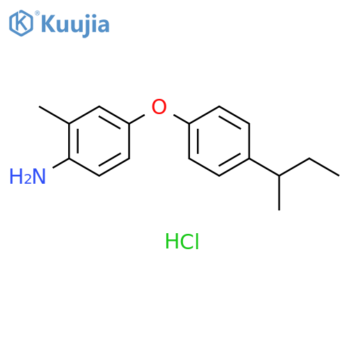 4-4-(sec-Butyl)phenoxy-2-methylphenylamine Hydrochloride structure