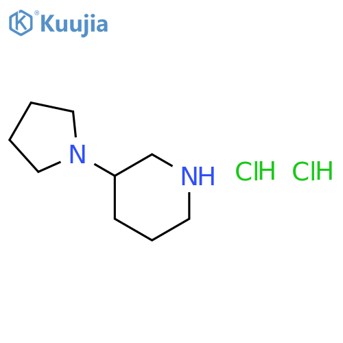3-Pyrrolidin-1-yl-piperidine dihydrochloride structure