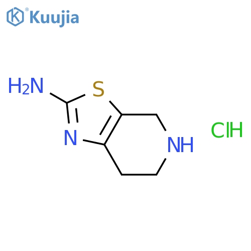 4,5,6,7-Tetrahydrothiazolo[5,4-c]pyridin-2-amine hydrochloride structure