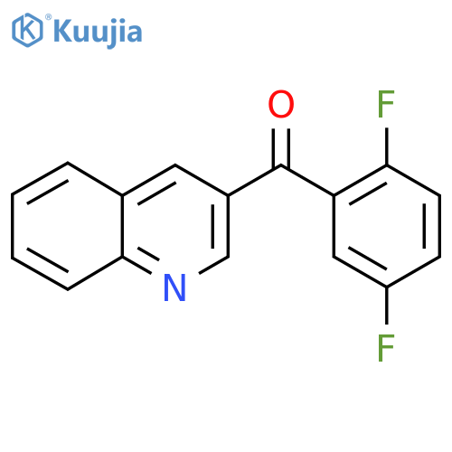 3-(2,5-Difluorobenzoyl)quinoline structure