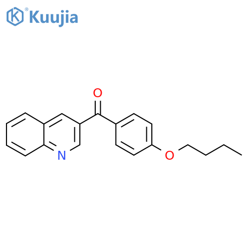 3-(4-Butoxybenzoyl)quinoline structure