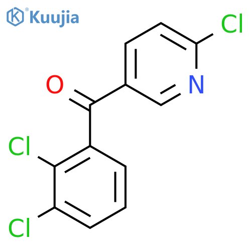2-Chloro-5-(2,3-dichlorobenzoyl)pyridine structure