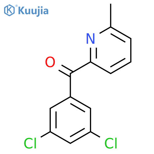 2-(3,5-Dichlorobenzoyl)-6-methylpyridine structure