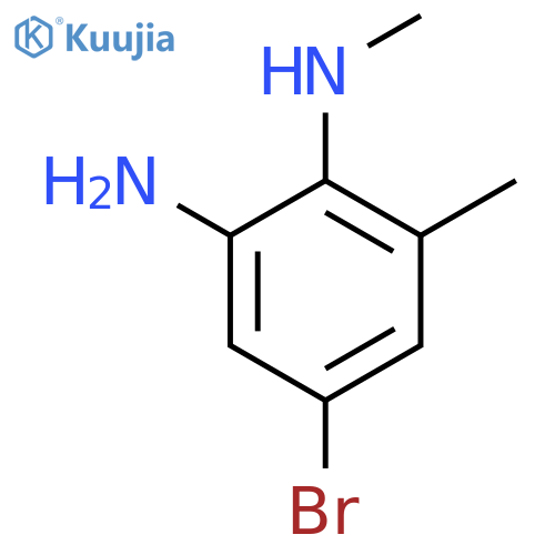4-Bromo-N1,6-dimethylbenzene-1,2-diamine structure