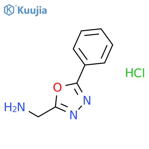(5-Phenyl-1,3,4-oxadiazol-2-yl)methylamine structure