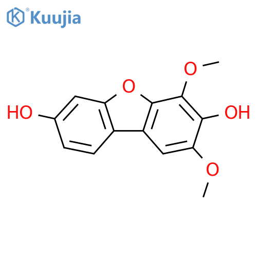 2,4-Dimethoxy-3,7-dibenzofurandiol structure