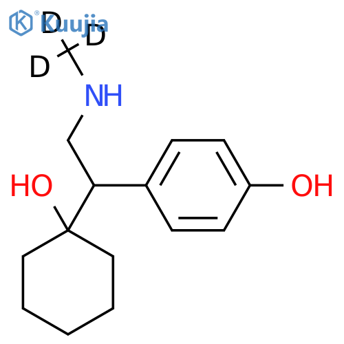 Rac N,O-Didesmethyl Venlafaxine-d3 structure