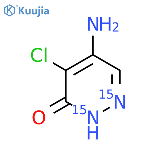 Desphenyl Chloridazon-15N2 structure