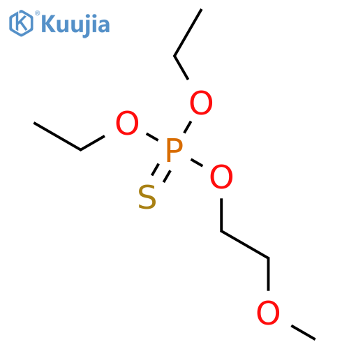 Phosphorothioic acid,O,O-diethyl O-(2-methoxyethyl) ester structure