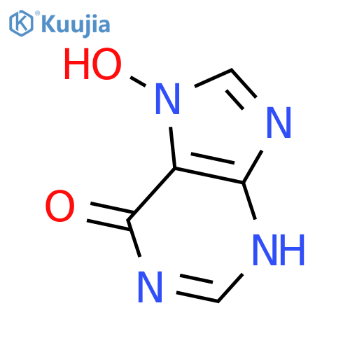 6H-Purin-6-one,1,9-dihydro-, 7-oxide structure