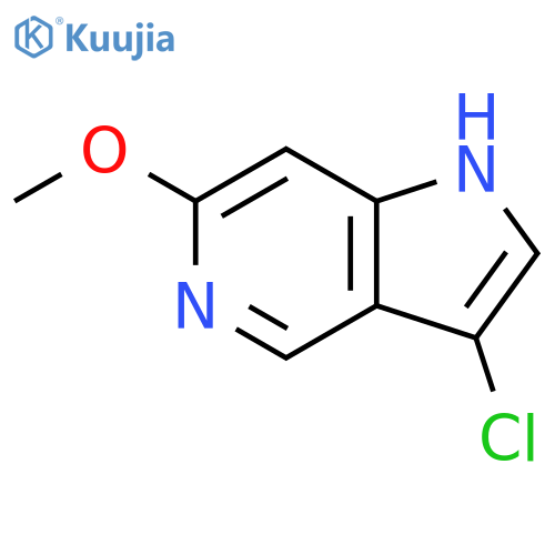 3-Chloro-6-Methoxy-5-azaindole structure
