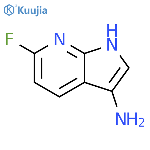 6-fluoro-1H-pyrrolo[2,3-b]pyridin-3-amine structure