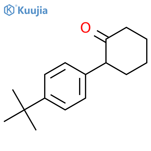 2-(4-tert-butylphenyl)cyclohexan-1-one structure