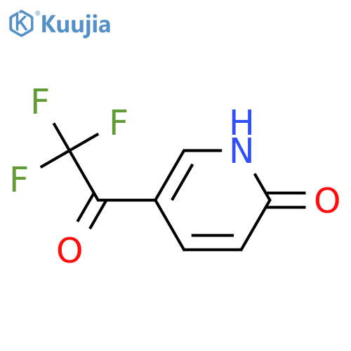 2(1H)-Pyridinone, 5-(2,2,2-trifluoroacetyl)-  structure