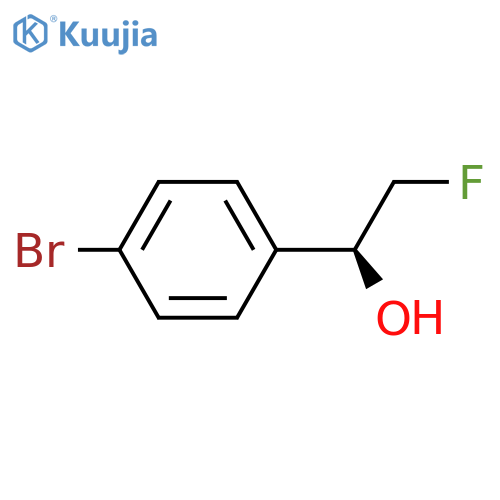 (1S)-1-(4-bromophenyl)-2-fluoroethan-1-ol structure
