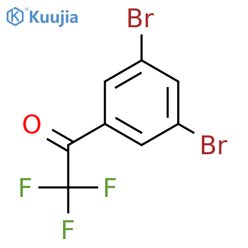 1-(3,5-Dibromophenyl)-2,2,2-trifluoroethanone structure