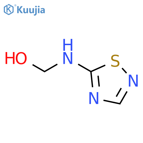 ((1,2,4-Thiadiazol-5-yl)amino)methanol structure