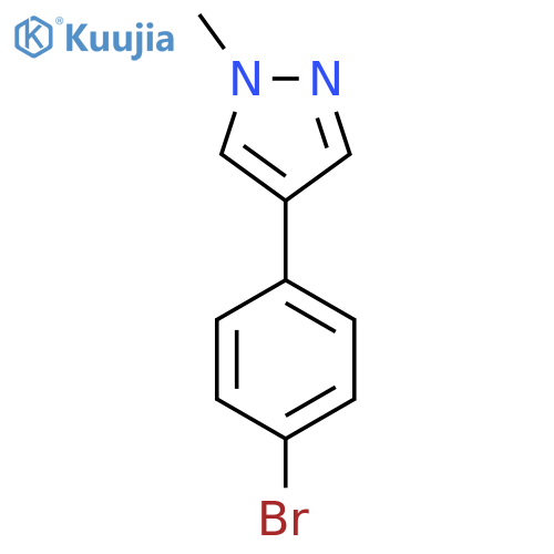 4-(4-Bromophenyl)-1-methyl-1h-pyrazole structure