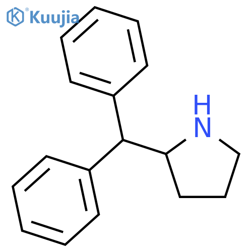 (S)-(-)-2-(Diphenylmethyl)pyrrolidine structure
