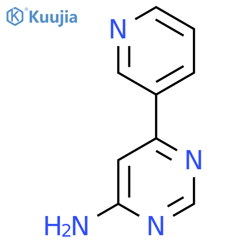 6-(Pyridin-3-yl)pyrimidin-4-amine structure