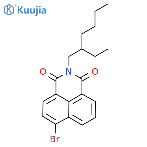 6-Bromo-2-(2-ethylhexyl)-1h-benzo[de]isoquinoline-1,3(2h)-dione structure