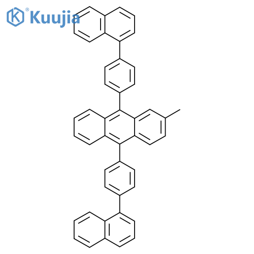 2-Methyl-9,10-bis(4-(naphthalen-1-yl)phenyl)anthracene structure