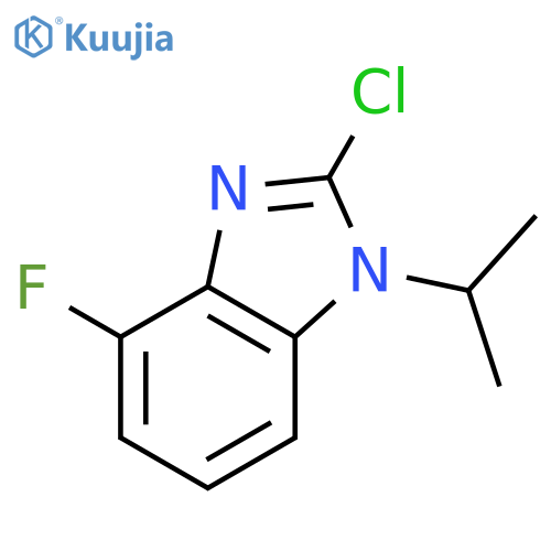 2-Chloro-4-fluoro-1-isopropyl-1H-benzodimidazole structure