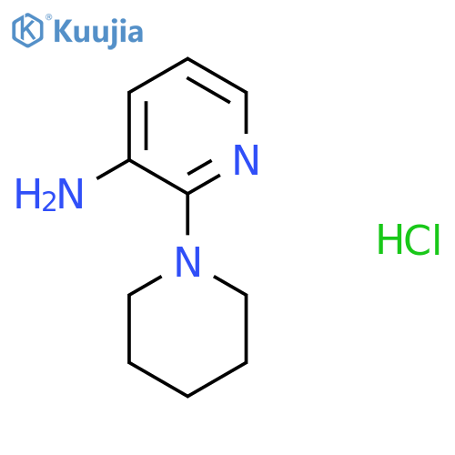 2-(Piperidin-1-yl)pyridin-3-amine hydrochloride structure