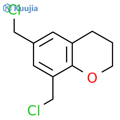 6,8-Bis(chloromethyl)-3,4-dihydro-2H-1-benzopyran structure