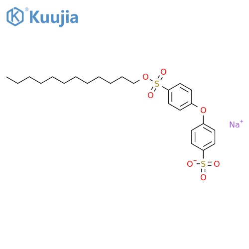 Benzene, 1,1'-oxybis-,tetrapropylene derivs., sulfonated, sodium salts structure
