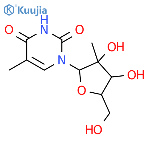 Uridine,5-methyl-2'-C-methyl- structure