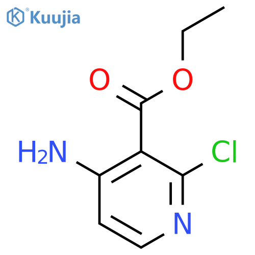 Ethyl 4-amino-2-chloronicotinate structure