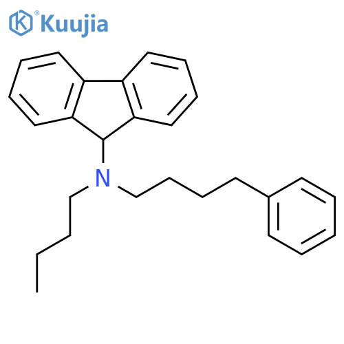 9H-FLUOREN-9-AMINE, N-BUTYL-N-(4-PHENYLBUTYL)- structure
