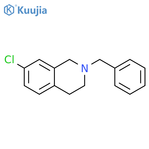 2-benzyl-7-chloro-1,2,3,4-tetrahydroisoquinoline structure