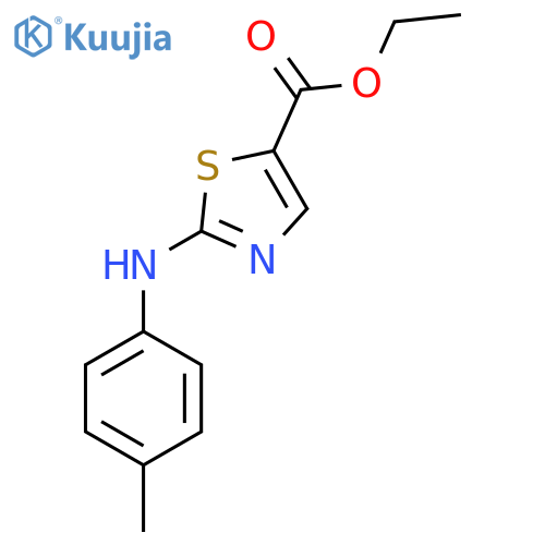 ethyl 2-(4-methylphenyl)amino-1,3-thiazole-5-carboxylate structure