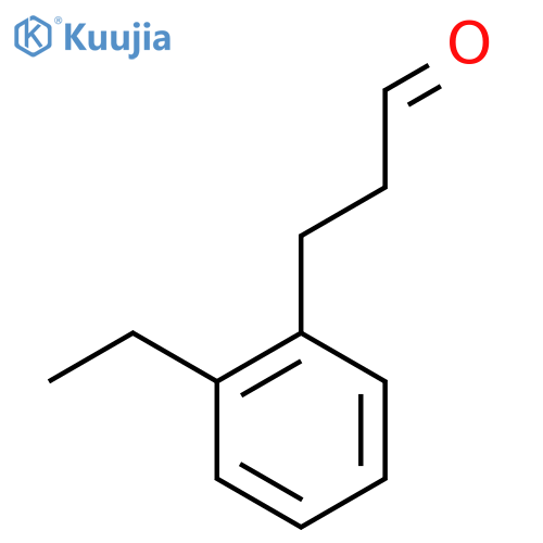 3-(2-ethylphenyl)propanal structure