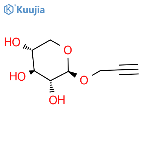 Propargyl β-D-xylopyranoside structure