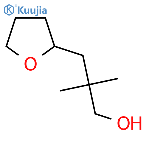 2,2-Dimethyl-3-(oxolan-2-yl)propan-1-ol structure