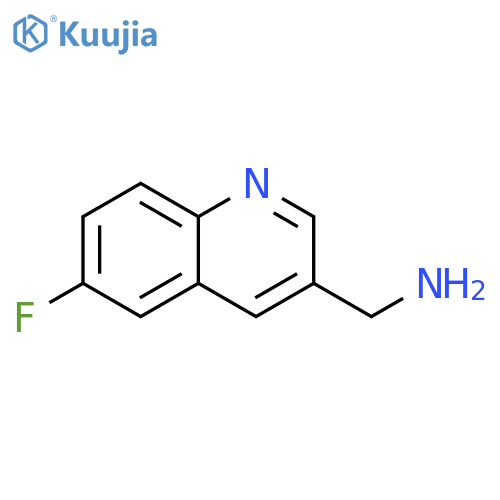 (6-Fluoroquinolin-3-yl)methanamine structure